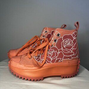 Converse Natasha Cloud Pink Rose Run Star Hike Platform Chuck Taylor Sneakers